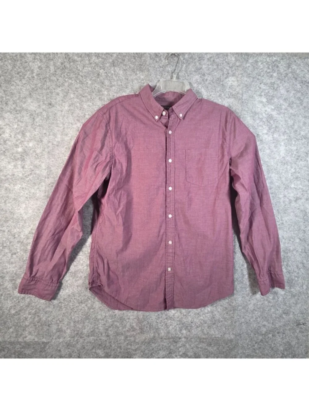 Banana Republic Men’s Maroon Shirt Long Sleeve Classic Preppy L
